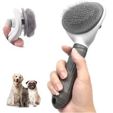 Cepillo para Perros y Gatos - Peine de Autolimpieza y Removedor de Pelo