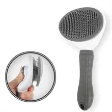 Cepillo para Perros y Gatos - Peine de Autolimpieza y Removedor de Pelo