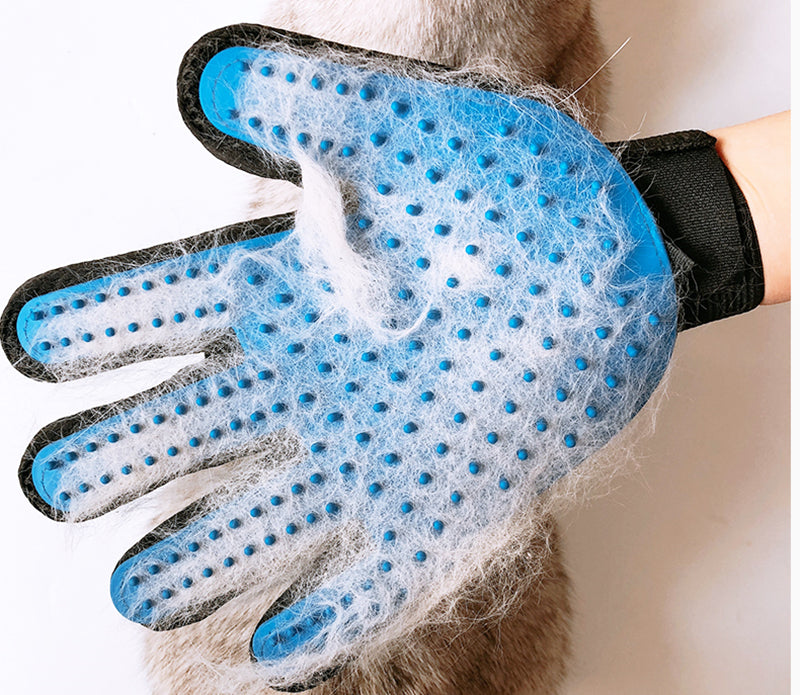 Guante de Aseo para Mascotas - Cepillo Deshedding de Pelo para Gatos y Perros