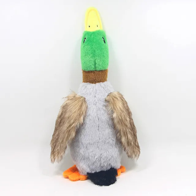 Pato Juguete de Peluche con Sonido para Mascotas