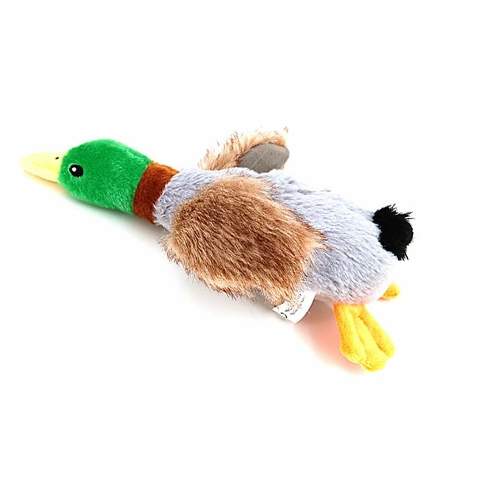 Pato Juguete de Peluche con Sonido para Mascotas