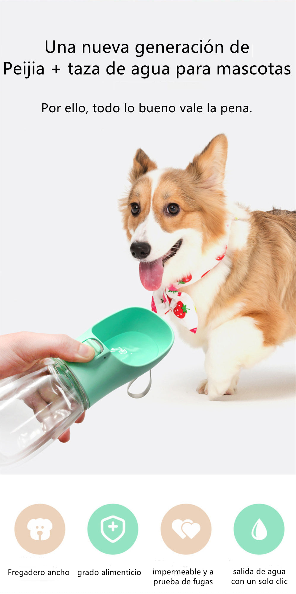Bebedero Portátil para Perro